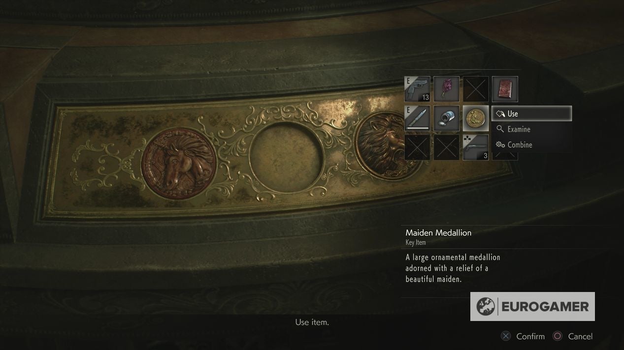 Resident Evil 2 Medallion statue locations and Lion, Unicorn and